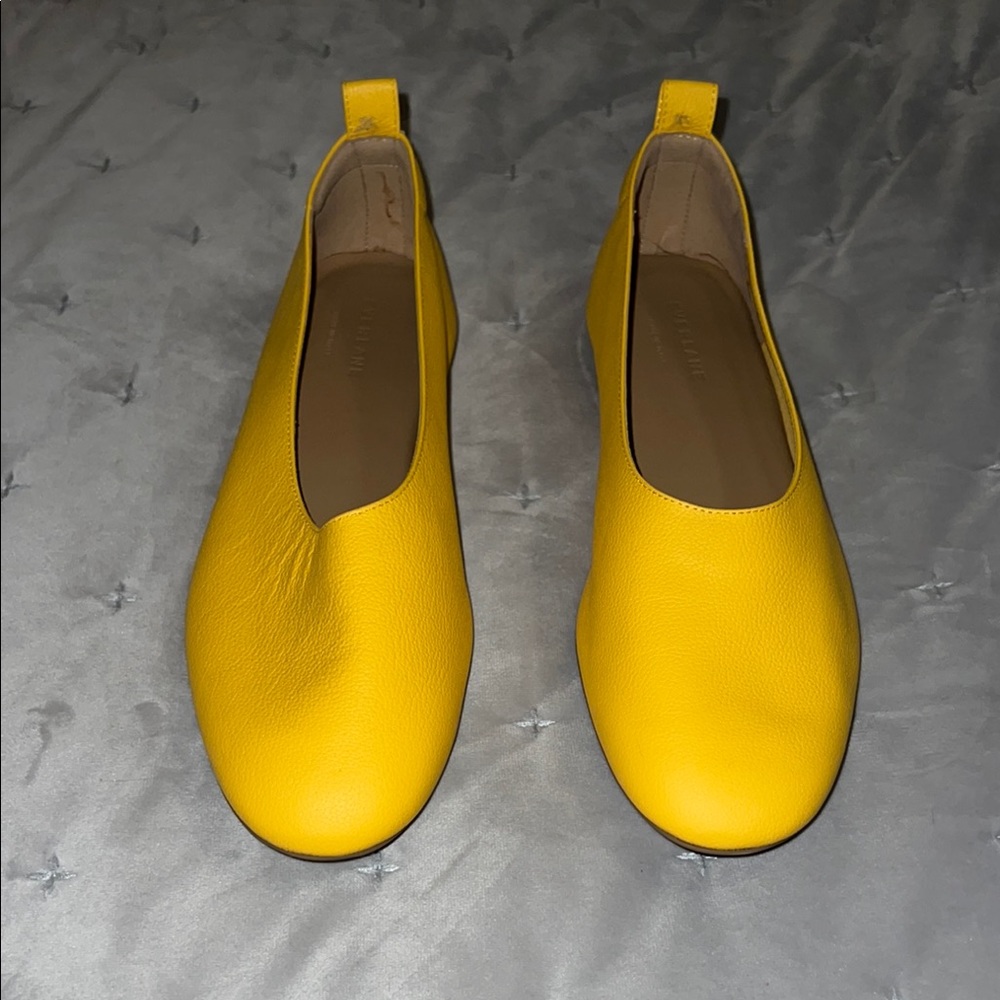Everlane Yellow Flats Minimalist Design